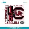 2025 Ncaa Womens Basketball Sweet 16 South Carolina Gamecocks SVG