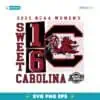 2025 Ncaa Womens Basketball Sweet 16 South Carolina Gamecocks SVG