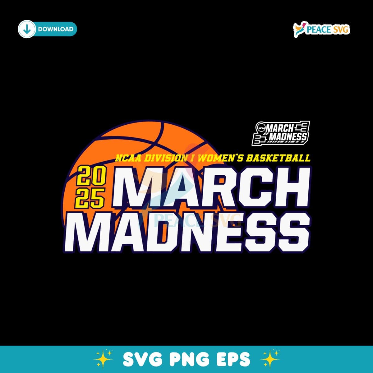2025 Ncaa Womens Basketball Tournament March Madness SVG