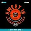 2025 Sweet Sixteen Auburn Tigers Basketball SVG