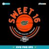 2025 Sweet Sixteen Florida Gators Basketball SVG