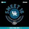 2025 Sweet Sixteen Kentucky Wildcats Basketball SVG