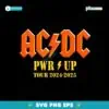 AC DC Pwr Up World Tour 2024 2025 Svg
