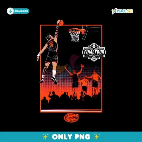 Alijah Martin Dunk Florida Gators Basketball PNG