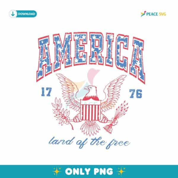 America 1776 Land Of The Free USA Png