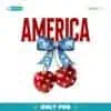 America Cherries Coquette Bow Usa Flag Png