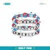 America Friendship Bracelet Girly 1776 Png