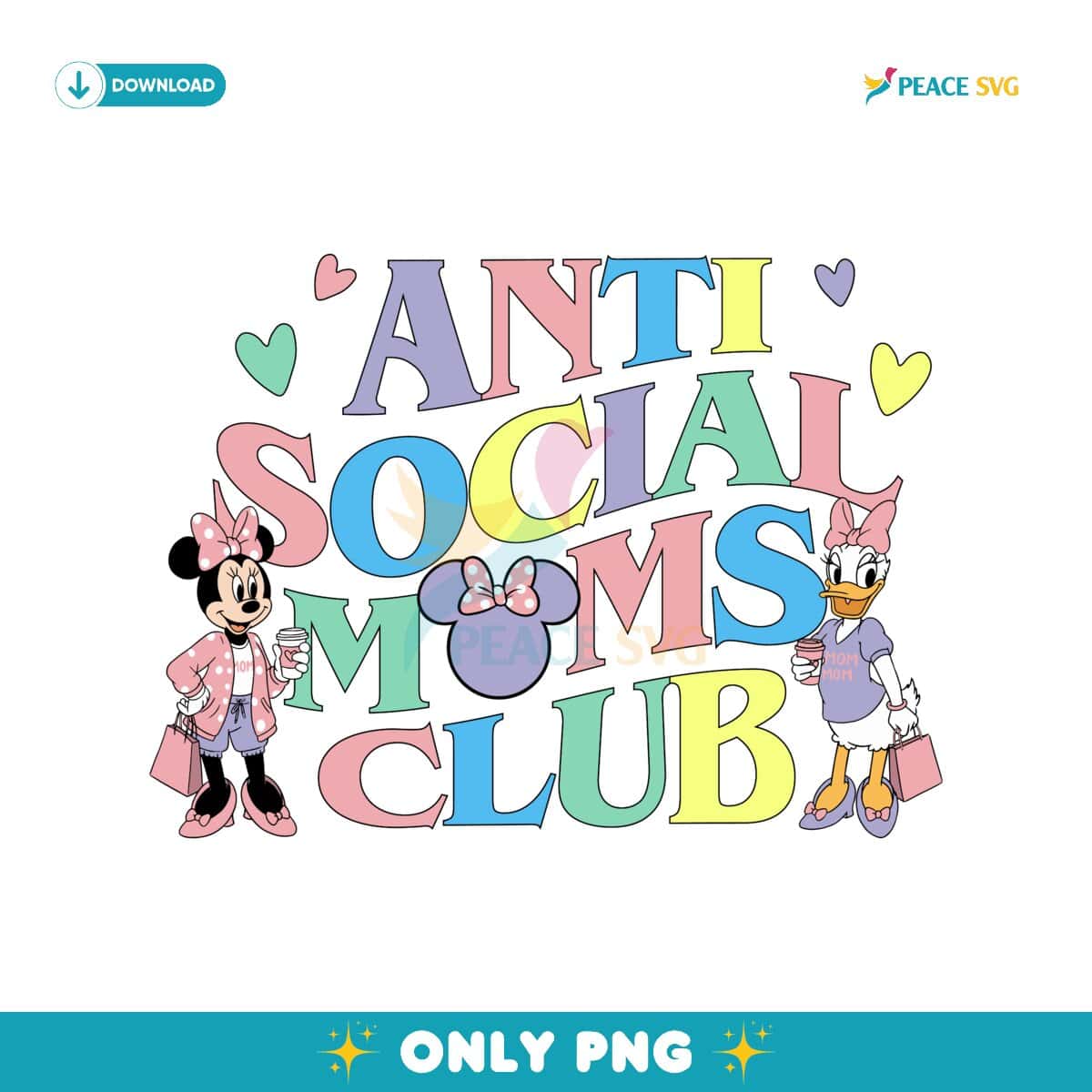 Anti Social Mom Club Vacation Mode PNG