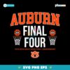 Auburn Tigers Basketball All Time Final Fours SVG Cricut Cut Files