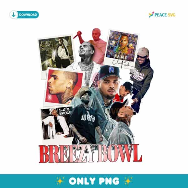 Breezy Bowl XX Tour Chris Brown Tour 2025 Png