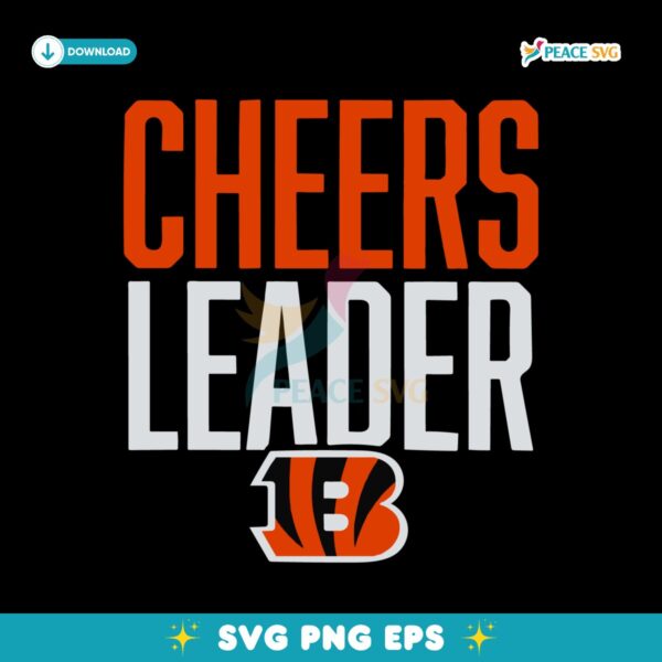 Cheers Leader Cincinnati Bengals Football SVG