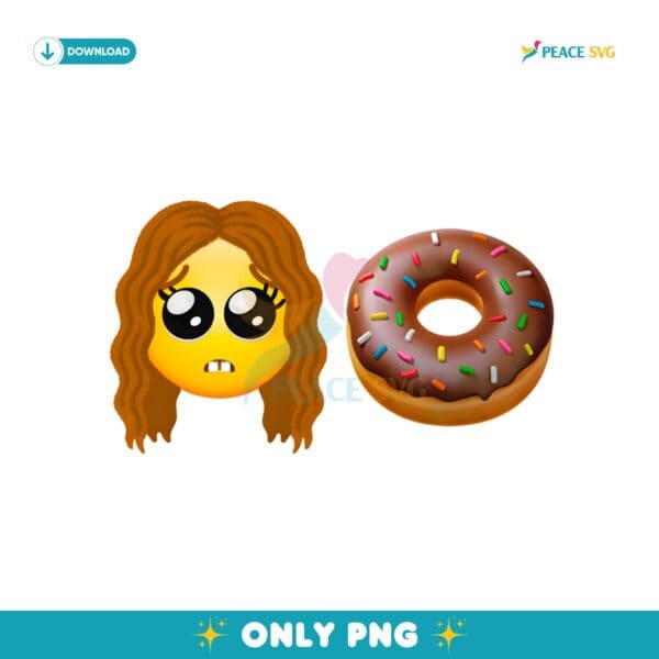Chelsea Donut Emoji Parody The White Lotus PNG