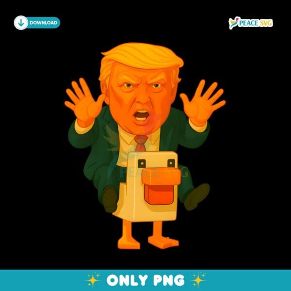 Chicken Jockey Minecraft Trump Version Anti Trump PNG