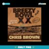 Chris Brown Breezy Bowl Tour Jersey Tour 2025 Png