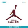 Cleveland Cavaliers Essential Jordan NBA Playoffs 2025 Svg