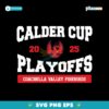 Coachella Valley Firebirds 2025 Calder Cup Playoffs Svg