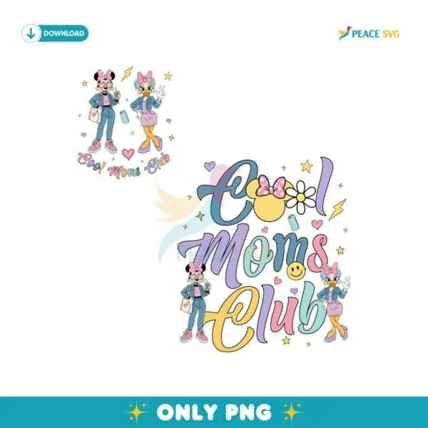 Cool Mom Club Vacation Mode Family PNG