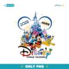 Custom Disney 2025 Mickey And Friends Vacation Png