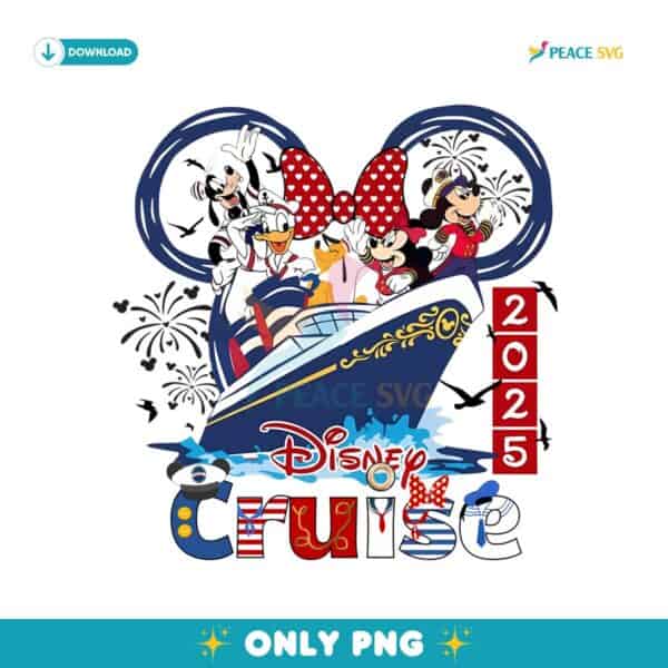 Custom Disney Cruise 2025 Family Matching Png