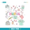 Cute Medical Clipart Set For Kawaii Nurse PNG