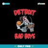 Detroit Bad Boys Piston Basketball Playoffs Png