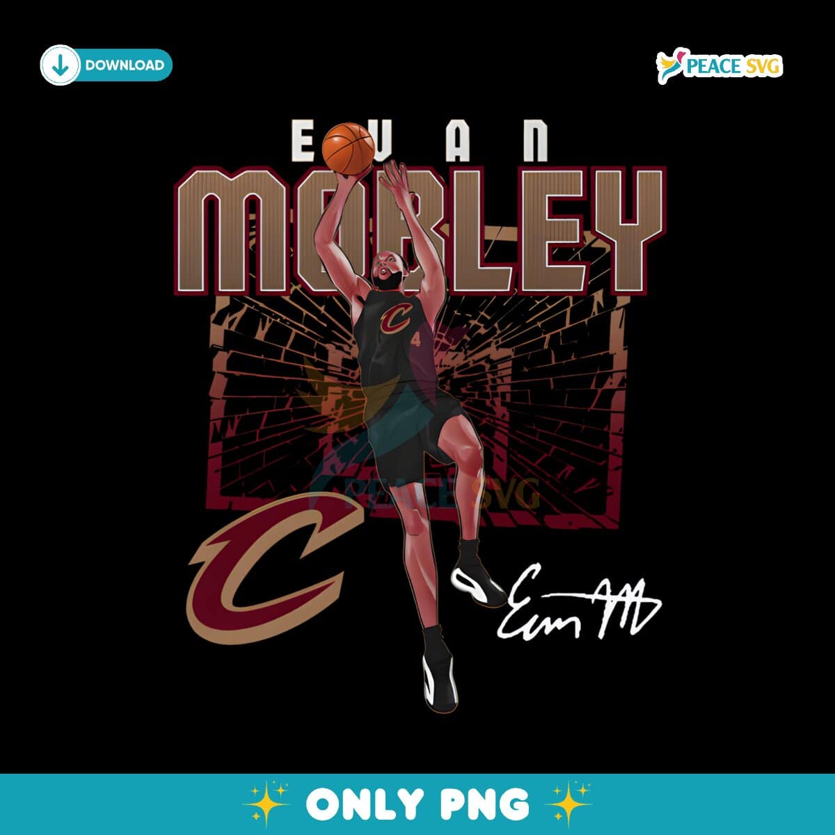 Adesivos Cleveland Cavaliers - Pacote Com 12 Unidades, Vinil Premium, Resistente UV