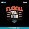 Final Four 2025 Florida Basketball Championship Svg