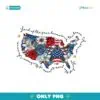 Floral America Map Land Of The Free Land Png
