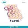 Floral Coquette Bow Missouri Floral Girly Bow Png