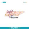 Floral Coquette Bow Tennessee Floral Girly Bow Png