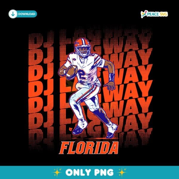 Florida Football Dj Lagway Name Repeat PNG