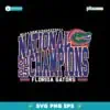 Florida Gators 2025 Basketball National Champions Svg