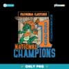 Florida Gators 2025 NCAA Basketball Champions Png