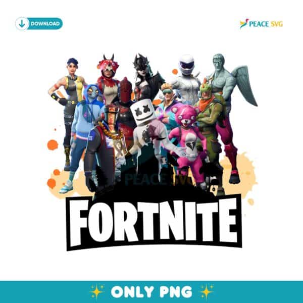 Fortnite Gaming Marshmallow Png Sublimation