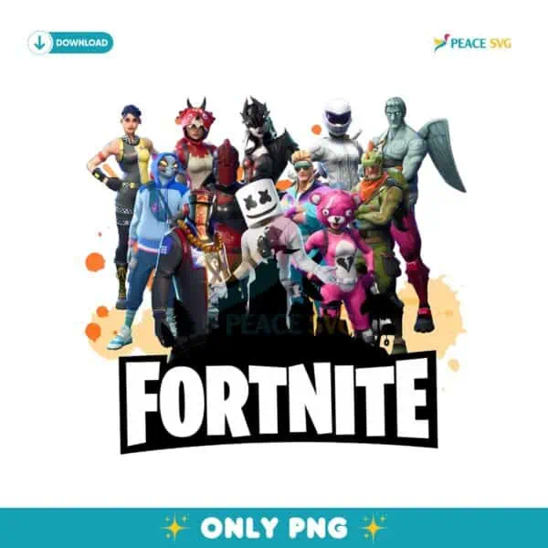 Fortnite Gaming Marshmallow Png Sublimation