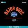 Gator Boys Final Four Florida Gators Mens Basketball SVG