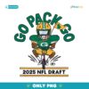 Go Pack Go 2025 NFL Draft Bike Ride PNG