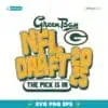 Green Bay Football NFL Draft 2025 The Pick Is In SVG