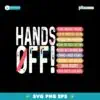 Hands Off Yard Sign Anti Trump SVG
