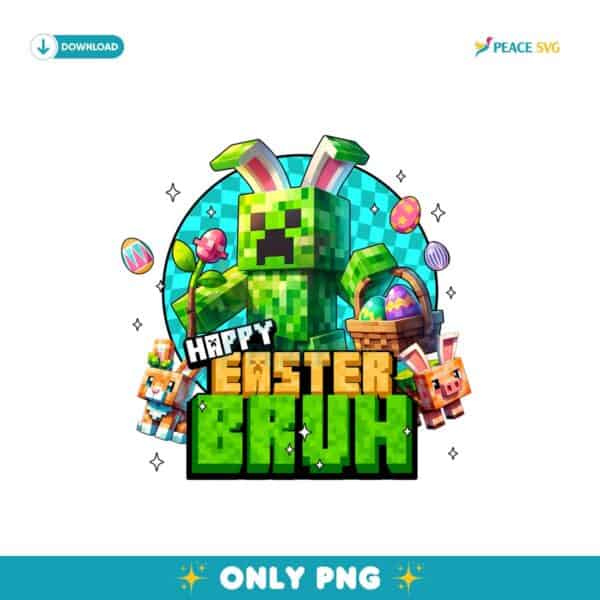 Happy Easter Bruh Boys Mining minecraft Png