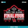 Houston Cougars Final Four 2025 Men Basketball Png