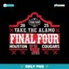 Houston Cougars Final Four 2025 Men Basketball Png