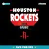Houston Rockets 2025 NBA Playoff Participant Master Svg