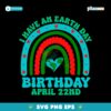 I Have An Earth Day Birthday April 22Nd SVG