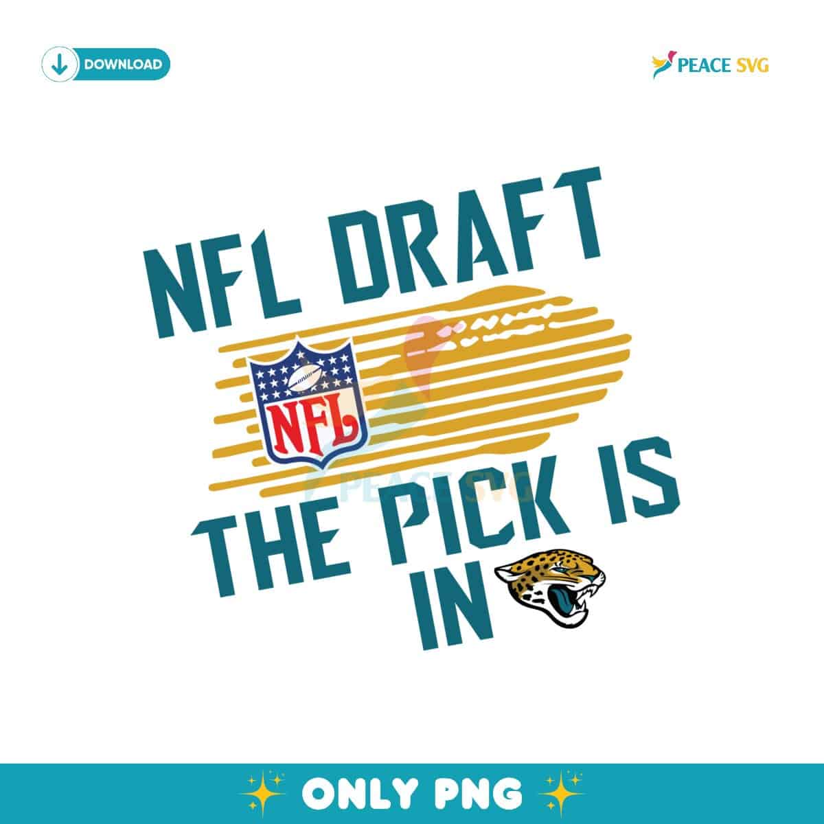 Jacksonville Jaguars NFL Draft 2025 The Pick Is In Png