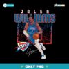 Jalen Williams Oklahoma City Thunder Shattered PNG