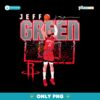 Jeff Green Houston Rockets Shattered Signature PNG
