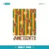 Juneteenth Fist Black Power Afro Pride PNG