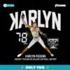Karlyn Pickens Backwards K Tennessee Lady Volunteers Softball PNG