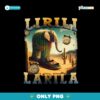 Lirili Larila Funny Italian Brainrot Meme Cactus Elephant Png